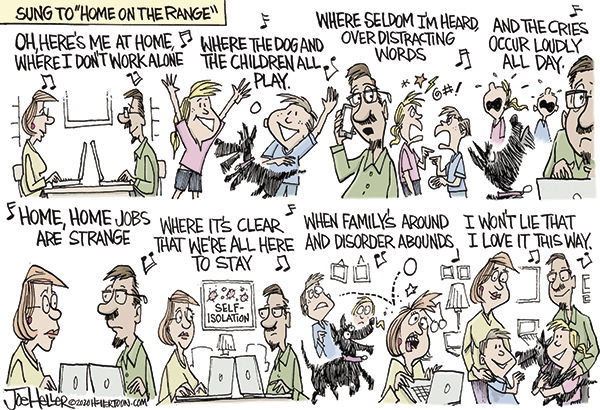 HOME JOBS ARE STRANGE